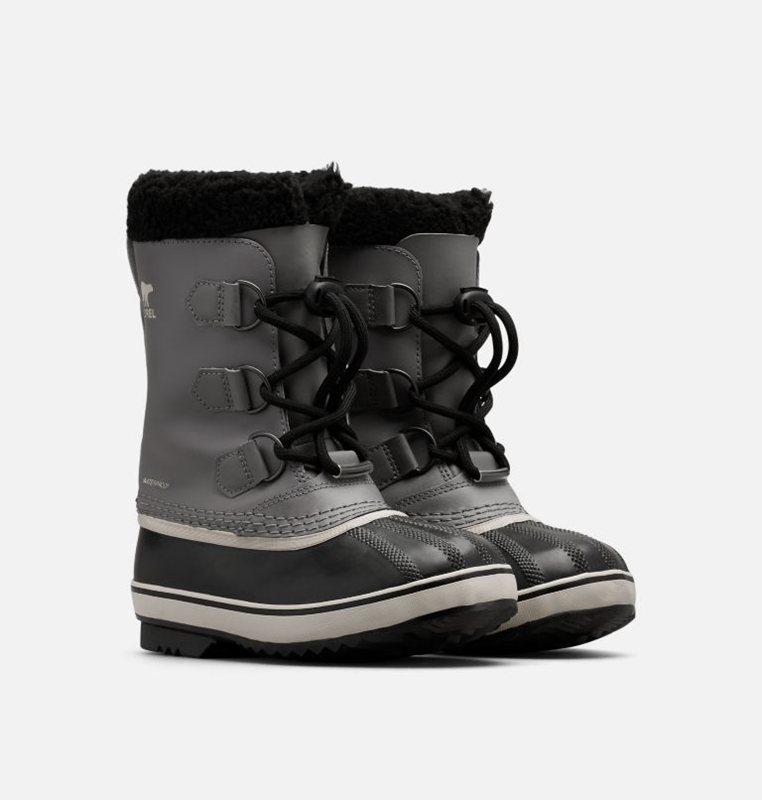 Kids Snow Boots Grey/Black - Sorel Youth Yoot Pac™ TP - 538-SXIYRJ